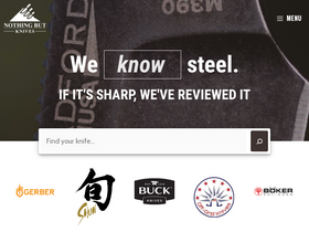 'nothingbutknives.com' screenshot