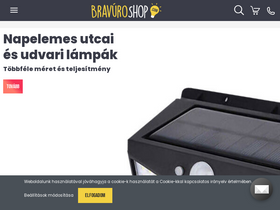 'bravuroshop.com' screenshot
