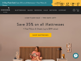 'cocoonbysealy.com' screenshot