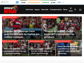 'noticiasdomengao.com.br' screenshot