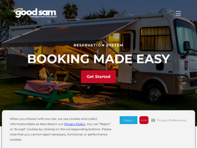 'campgroundbooking.com' screenshot