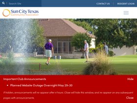 'sctexas.org' screenshot