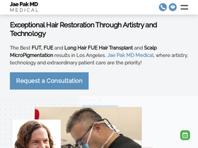 'jaepakmd.com' screenshot