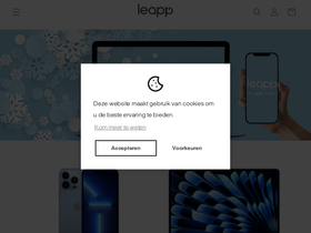 werkenbijleapp.nl homepage screenshot