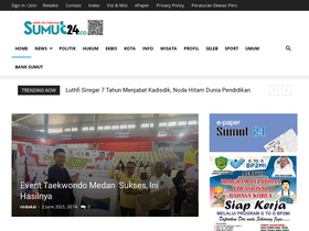 'sumut24.co' screenshot