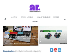 'audioreviews.org' screenshot