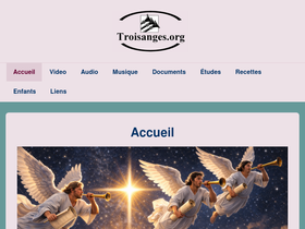 'troisanges.org' screenshot