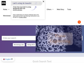'microbiologynote.com' screenshot