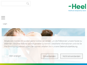 'heel.de' screenshot