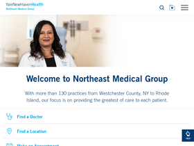 'northeastmedicalgroup.org' screenshot