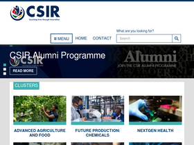 'biomanufacturing.csir.co.za' screenshot