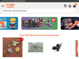 '1001hobbies.com' screenshot