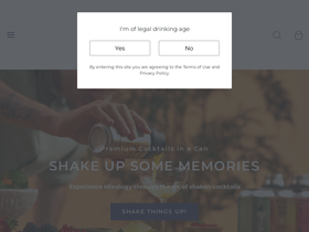 Shakacan homepage screenshot