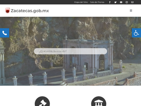 'zacatecas.gob.mx' screenshot