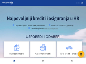 'moj-bankar.hr' screenshot