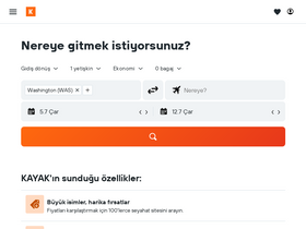 'kayak.com.tr' screenshot