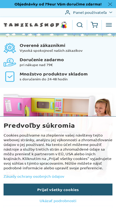 tanielashop.sk