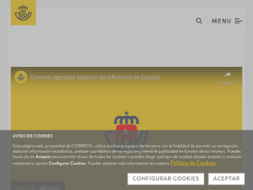 'correos.com' screenshot