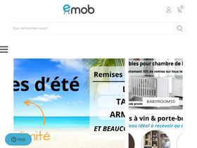 'emob-meubles.fr' screenshot