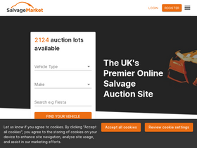 'salvagemarket.co.uk' screenshot