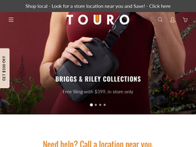 touroluggage.com homepage screenshot