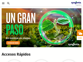 'syngenta.com.ar' screenshot
