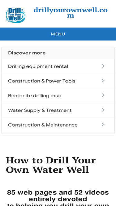 drillyourownwell.com