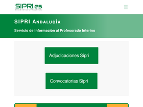 'sipri.es' screenshot