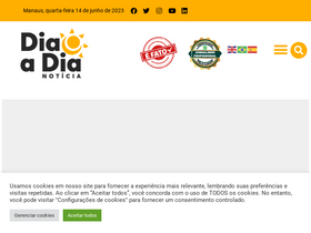 'diaadianoticia.com.br' screenshot