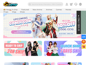 'ezcosplay.com' screenshot