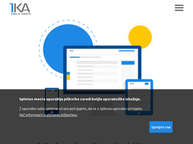 '1ka.si' screenshot
