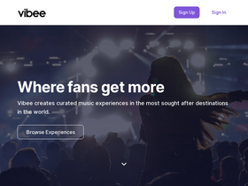 'vibee.com' screenshot