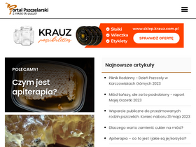 'portalpszczelarski.pl' screenshot