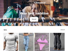 Closther homepage screenshot
