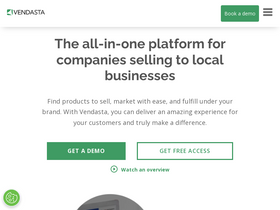 'vendasta.com' screenshot