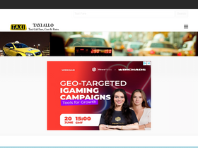 'taxi-allo.com' screenshot