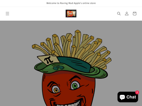 ravingmadapple.com homepage screenshot
