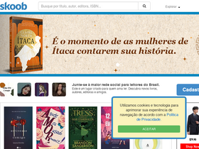 'skoob.com.br' screenshot