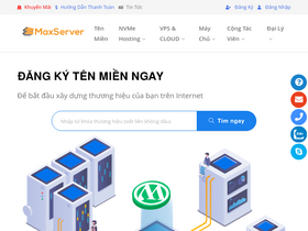 'maxserver.com' screenshot