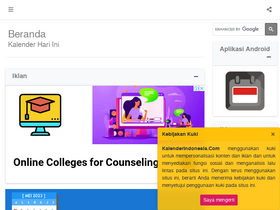 'kalenderindonesia.com' screenshot