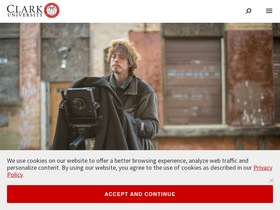 'clarku.edu' screenshot