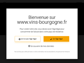 'vins-bourgogne.fr' screenshot