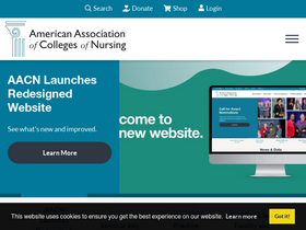'aacnnursing.org' screenshot