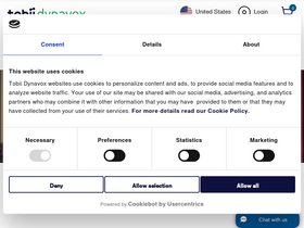 'tobiidynavox.com' screenshot