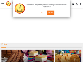 'domacirecepti.net' screenshot