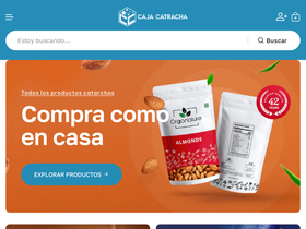 cajacatracha.com homepage screenshot