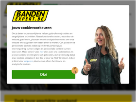'bandenexpert.be' screenshot