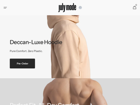 Julymode homepage screenshot