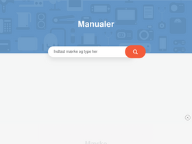 'pdfmanualer.dk' screenshot