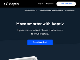 'aaptiv.com' screenshot